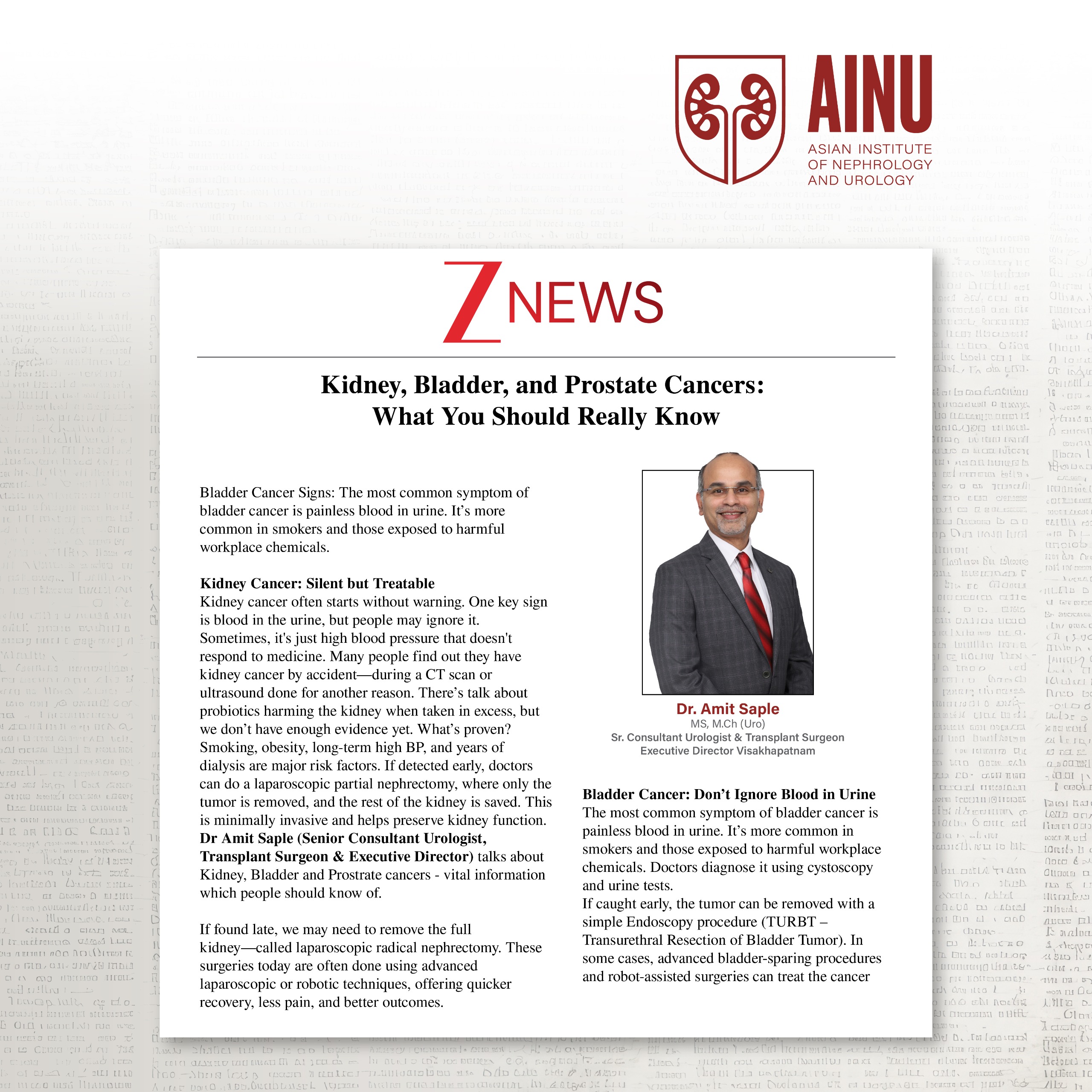 Kidney, Bladder, And Prostate Cancers: What You Should Really Know